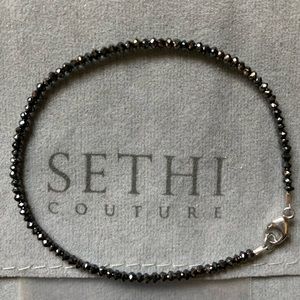 Sethi Couture Noir Black Diamond Bracelet
